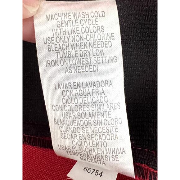 Studio I Red Removable Shoulder Pads No Pockets Light Weight Open Blazer Size 16 - Picture 6 of 7